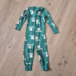 Hanna andersson Star Wars Green onesie